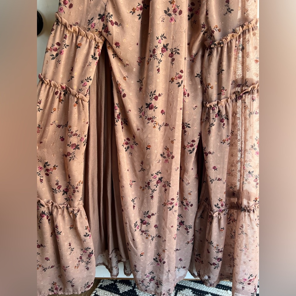 STORIA FLORAL AND EYELET MAXI DRESS - Picture 8 of 10